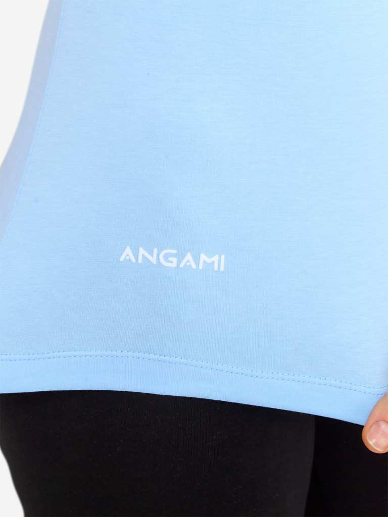 Футболка женская голубая ANGAMI