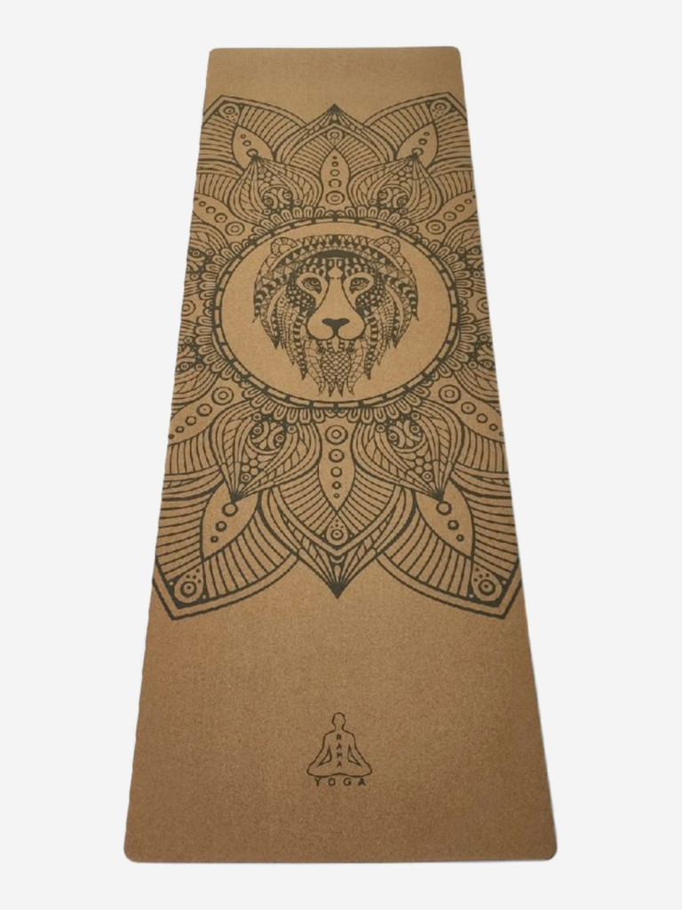 Коврик RamaYoga для йоги Zodiac Collection Cork 1.8 Лев, 25416