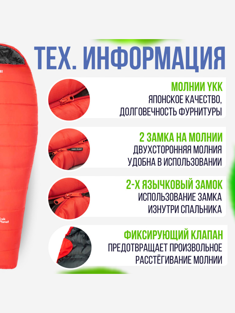 Спальный мешок Trek Planet Norge R