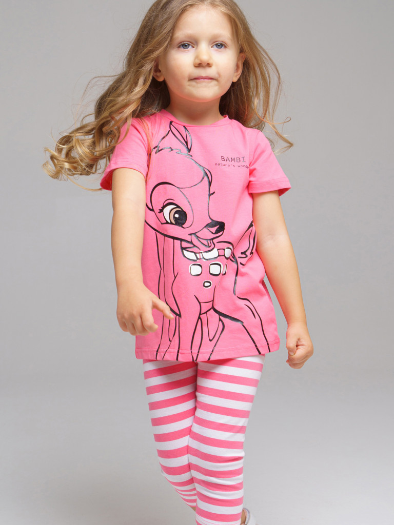 Комплект Playtoday для девочки: футболка, легинсы