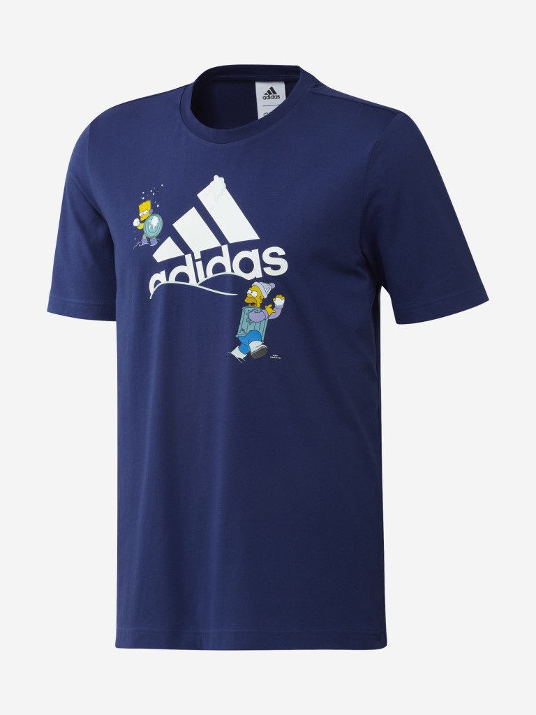 Футболка мужская adidas x The Simpsons Snowball Fight