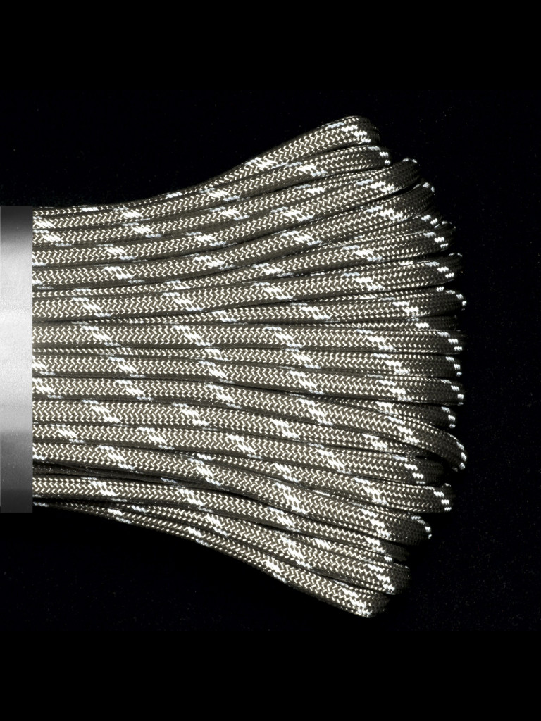 Паракорд 550 CORD nylon 30м RUS световозвращающий (grey)