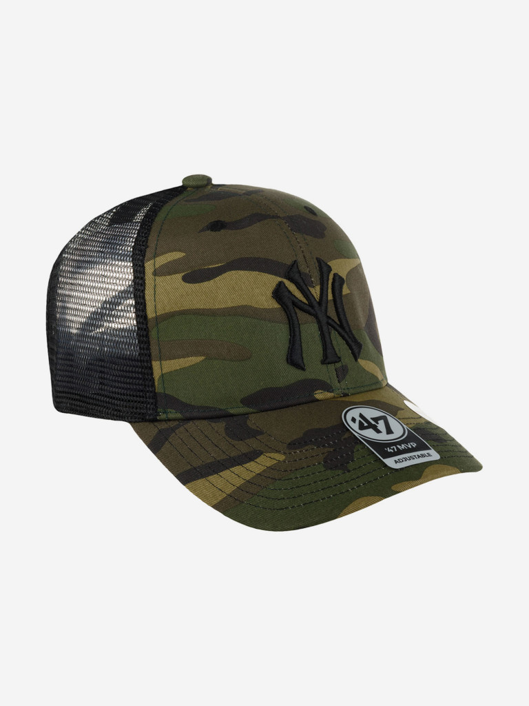 Бейсболка с сеточкой 47 BRAND B-CBRAN17GWP-CM New York Yankees MLB (оливковый)