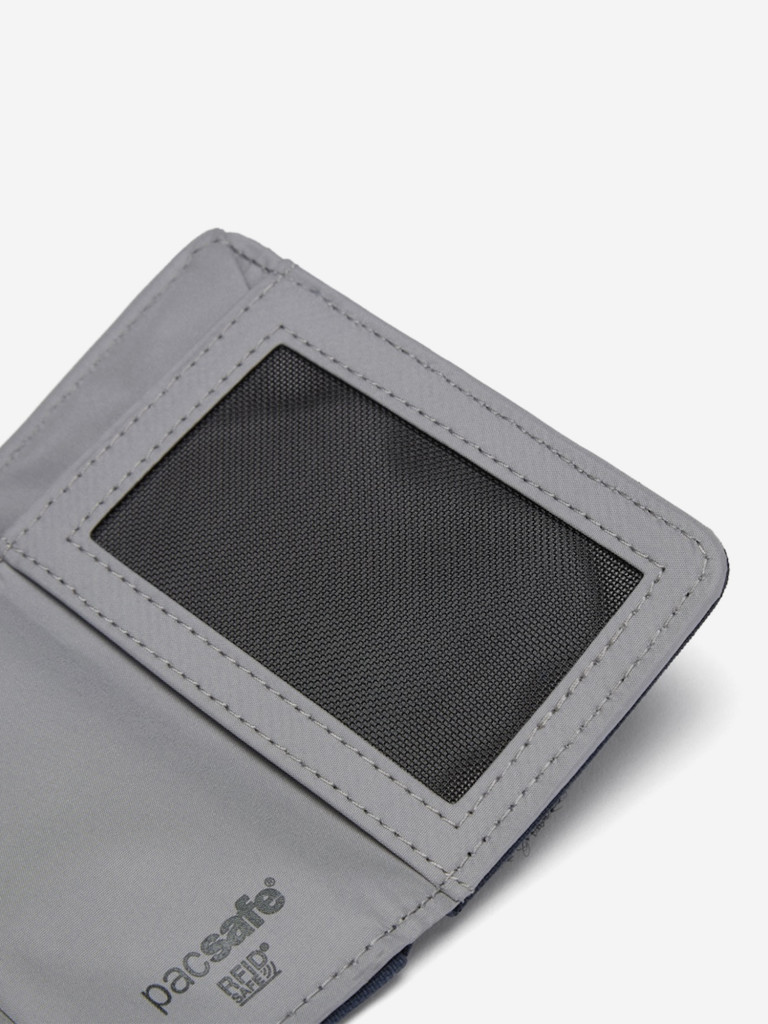 Кошелек антивор Pacsafe RFIDsafe trifold wallet, Coastal Blue