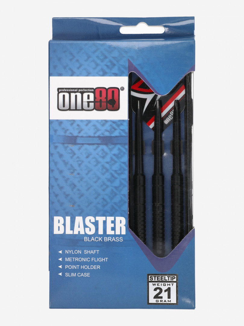 фото Набор дротиков one80 blaster brass 21 гр, 3 шт., черный