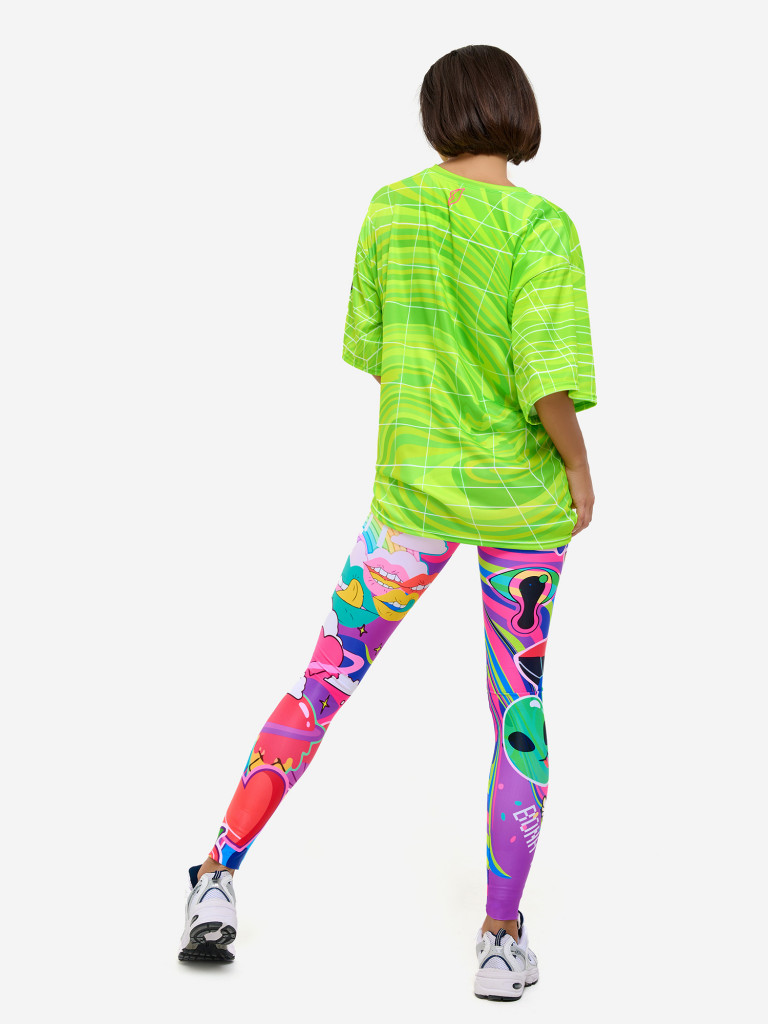 Футболка женская Bona Fide OVERSIZE T- shirt JOY "Green"