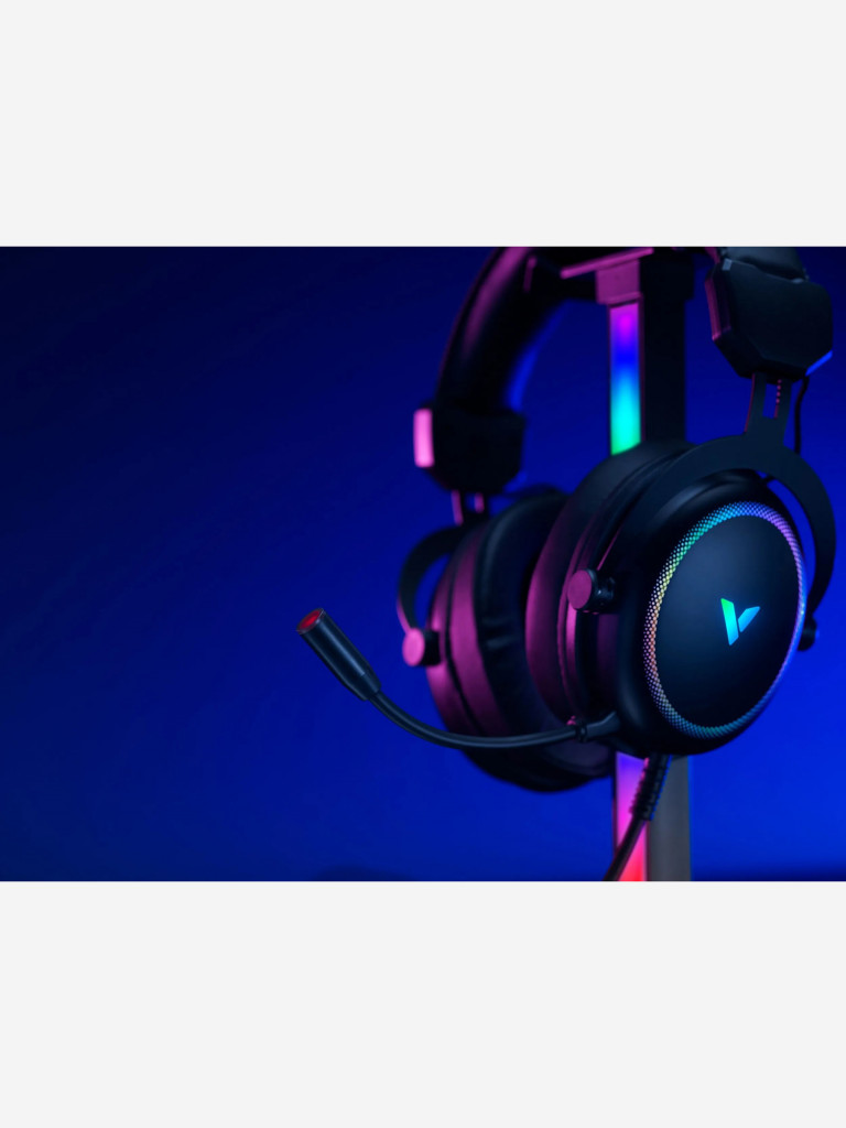 RAPOO Игровая гарнитура проводная VH300S-BL Virtual 7.1, цвет - черный (13331)