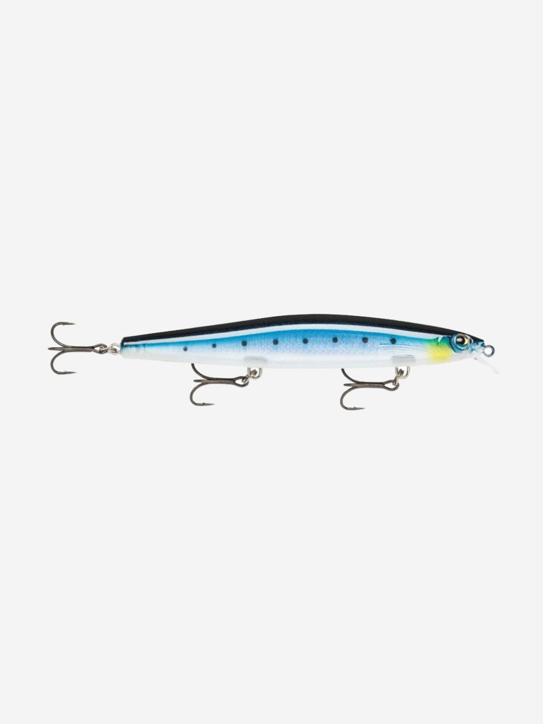 Воблер для рыбалки RAPALA MaxRap Long Range Minnow 12, 12см, 20гр, цвет FBSRD, медленно тонущий