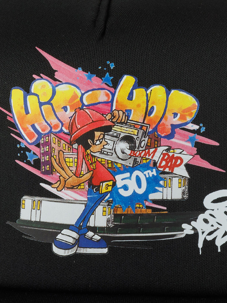 Бейсболка MITCHELL NESS HHSS7574-CLBYYPPPBLCK Hip Hop (черный)