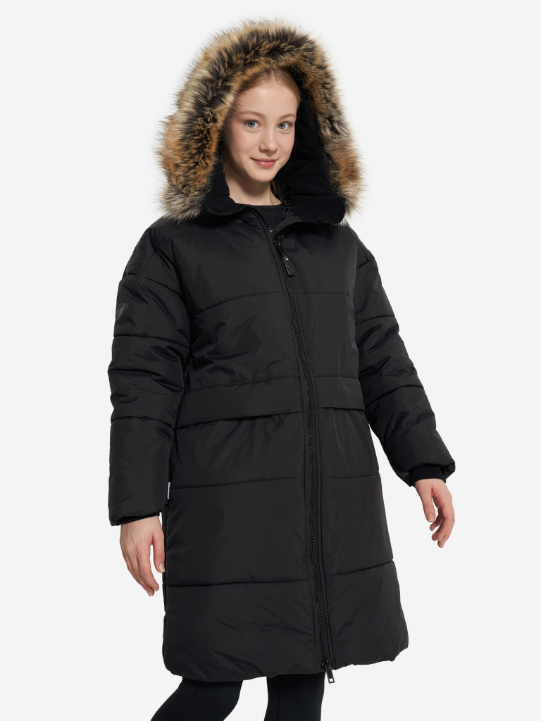 Пальто утепленное для девочек оверсайз Kerry Lola