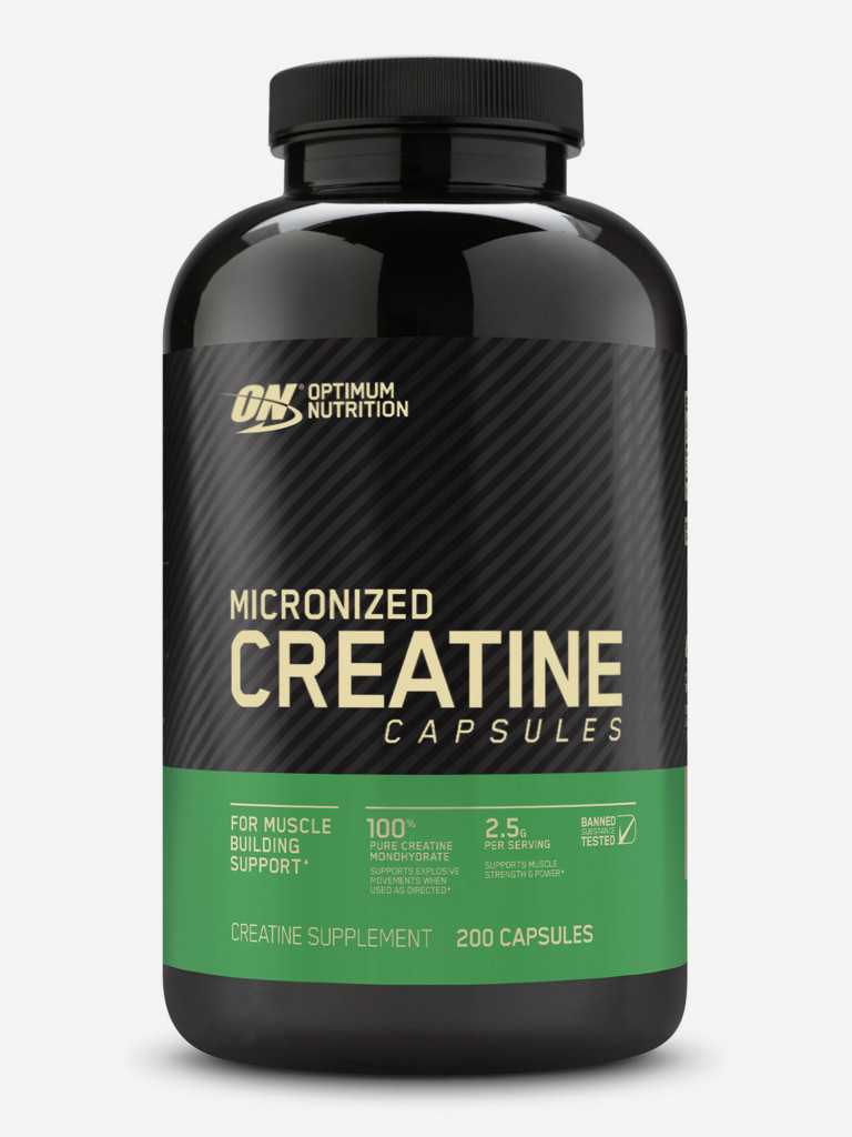Креатин Optimum Nutrition Micronized Creatine Capsules, 200 капсул