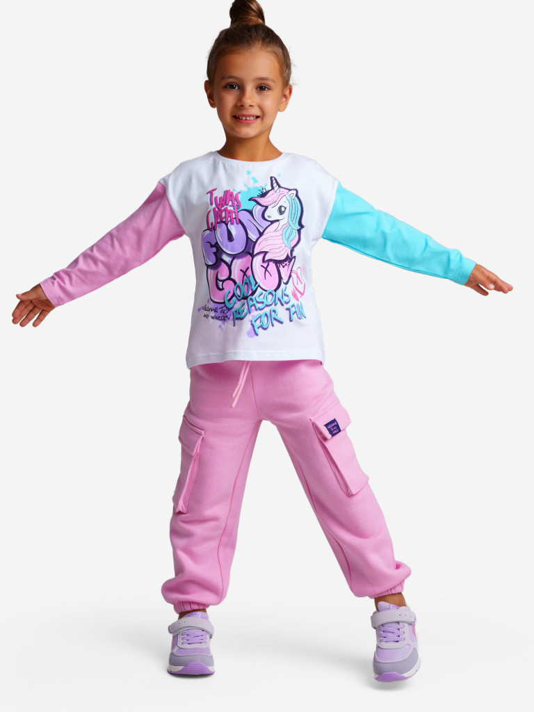 Лонгслив для девочек PlayToday