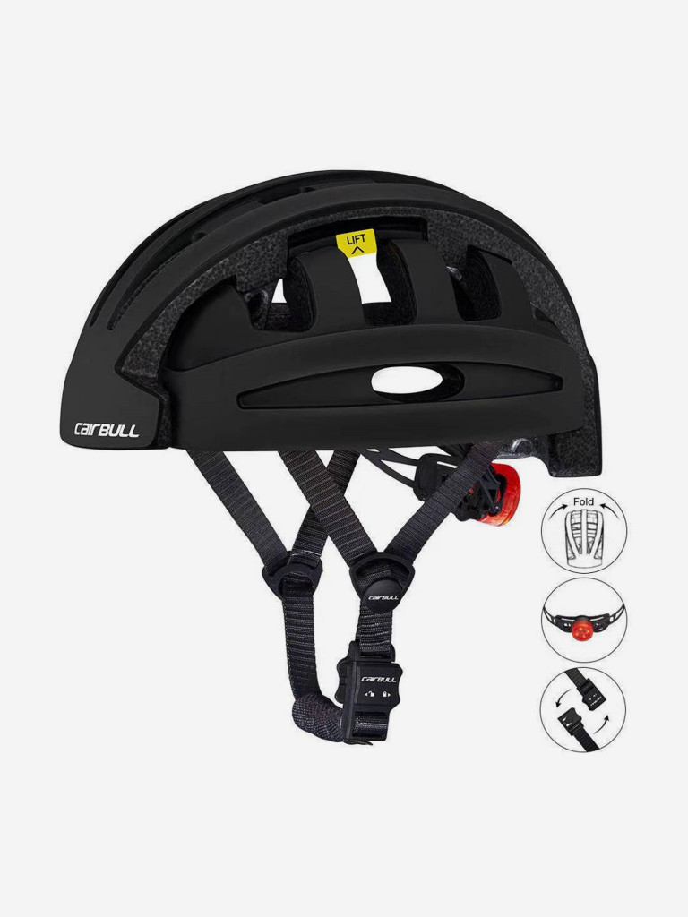 Универсальный складной шлем X-TRY CAIRBULL XTB200 BLACK