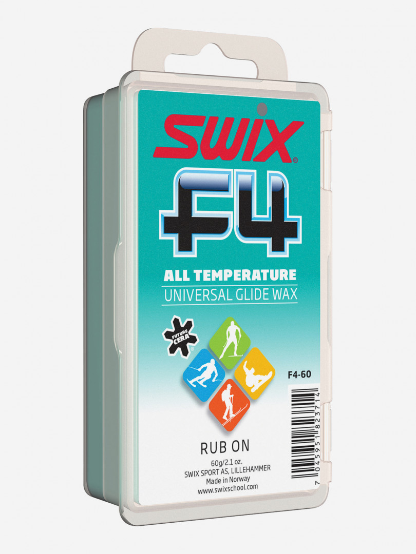 фото Мазь скольжения swix, 60 г, белый