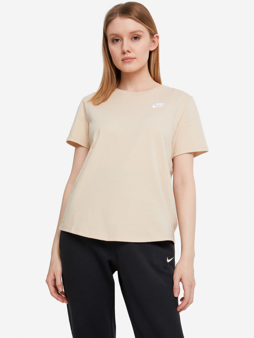 Футболка женская Nike Club Essentials 30368820299 Бежевый, размер 48, 50,42, 44, фото 1