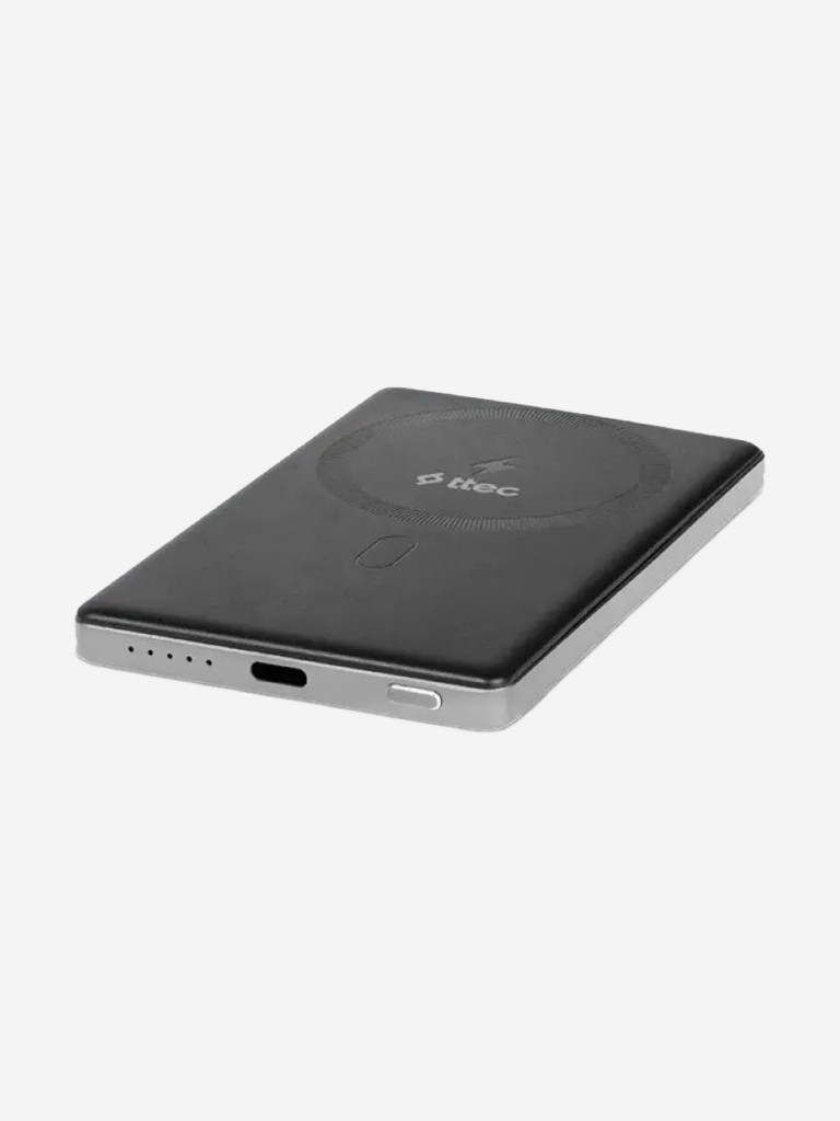 Внешний аккумулятор TTEC ReCharger M 5000mAh MagSafe Compatible USB-C PD 20W Wireless Powerbank. Цвет: серый