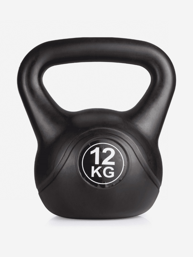 Гиря пластиковая Sportlim 12 кг Черная
