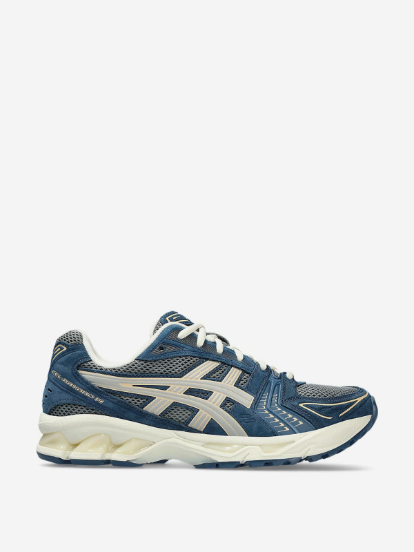 Кроссовки мужские ASICS Gel-Kayano 14 синий/бежевый цвет — купить за 27199 руб., отзывы в интернет-магазине Спортмастер