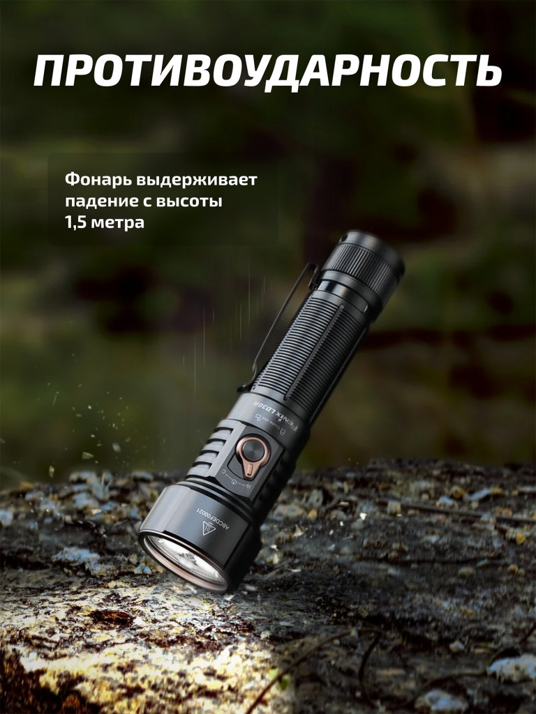 Фонарь Fenix LD36R красный камуфляж RGB с диффузором