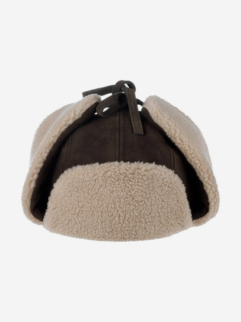Шапка-ушанка STETSON 9297302 BOMBER CAP CALF SPLIT (серый)