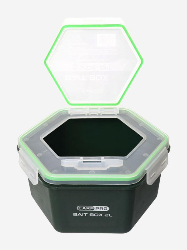 Контейнер для прикормки CARP PRO 2л с крышкой без отверствий