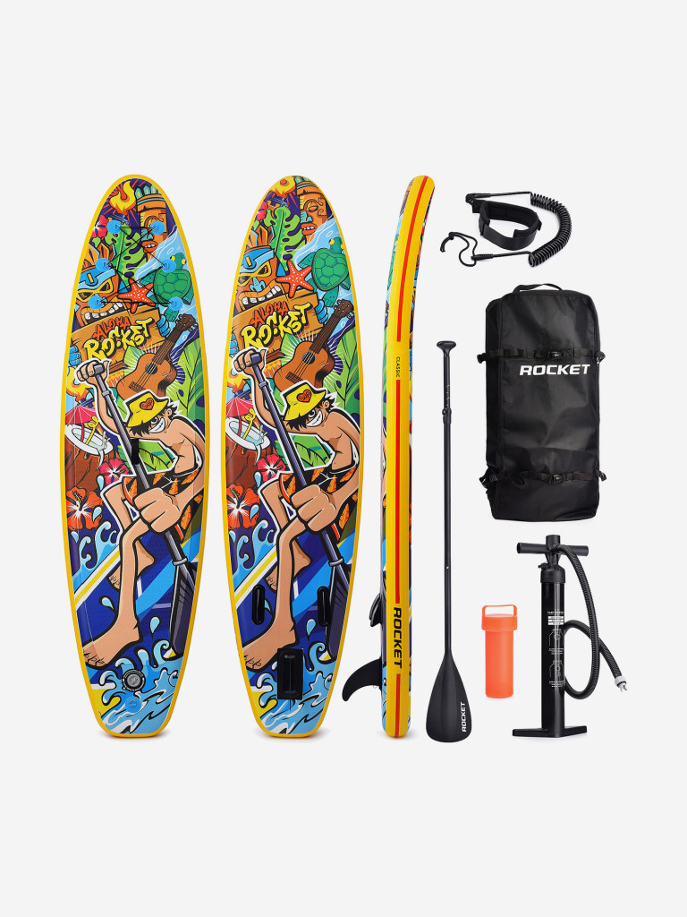 Надувная SUP-доска ROCKET (SUP-board 10,6ʺ 320*80*15 см) Сапборд