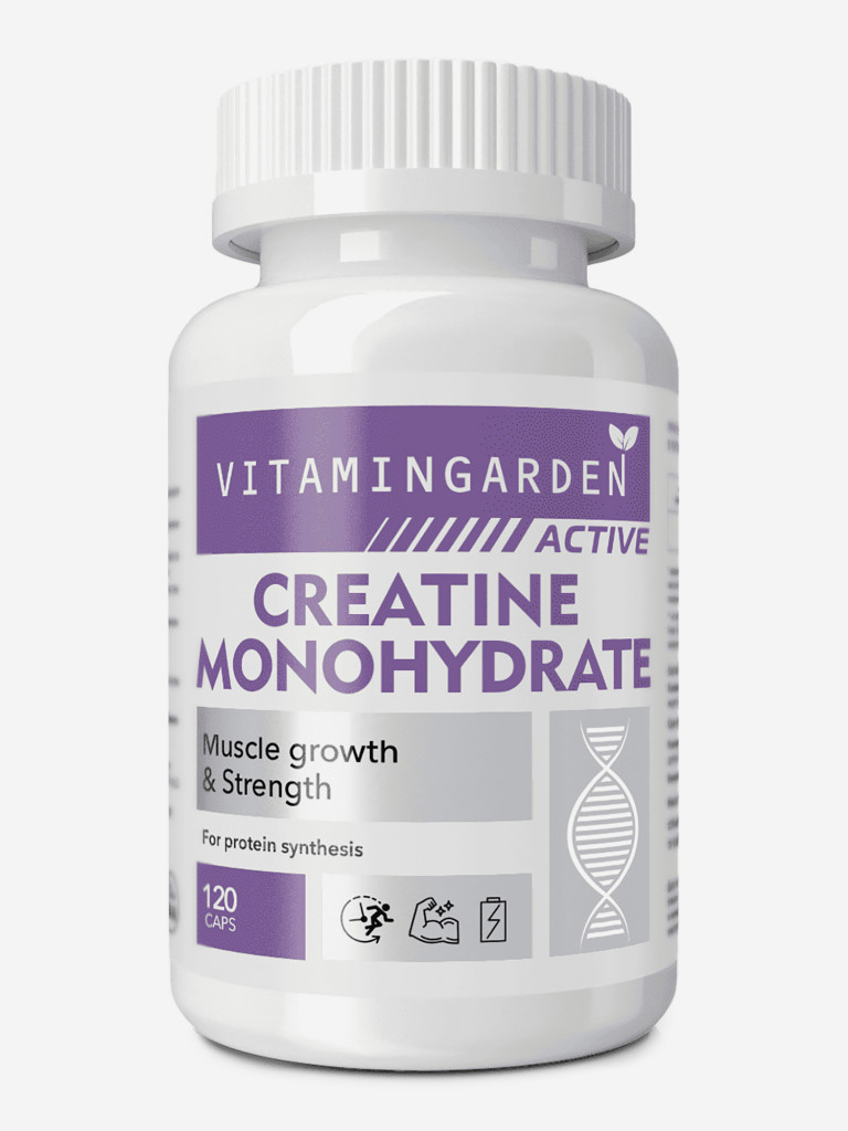 Креатин моногидрат VITAMIN GARDEN ACTIVE, 120 капсул