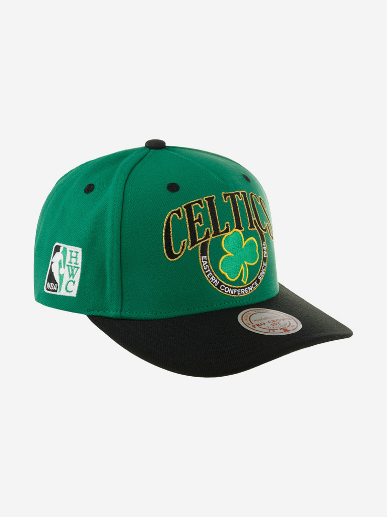 Бейсболка MITCHELL NESS HP8180-BCEGREN Boston Celtics NBA (зеленый)