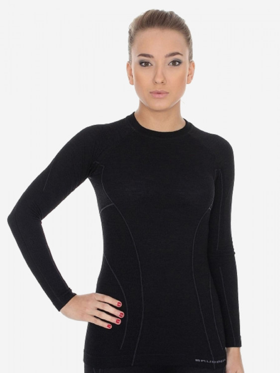 Футболка женская с длинным рукавом Brubeck Active Wool