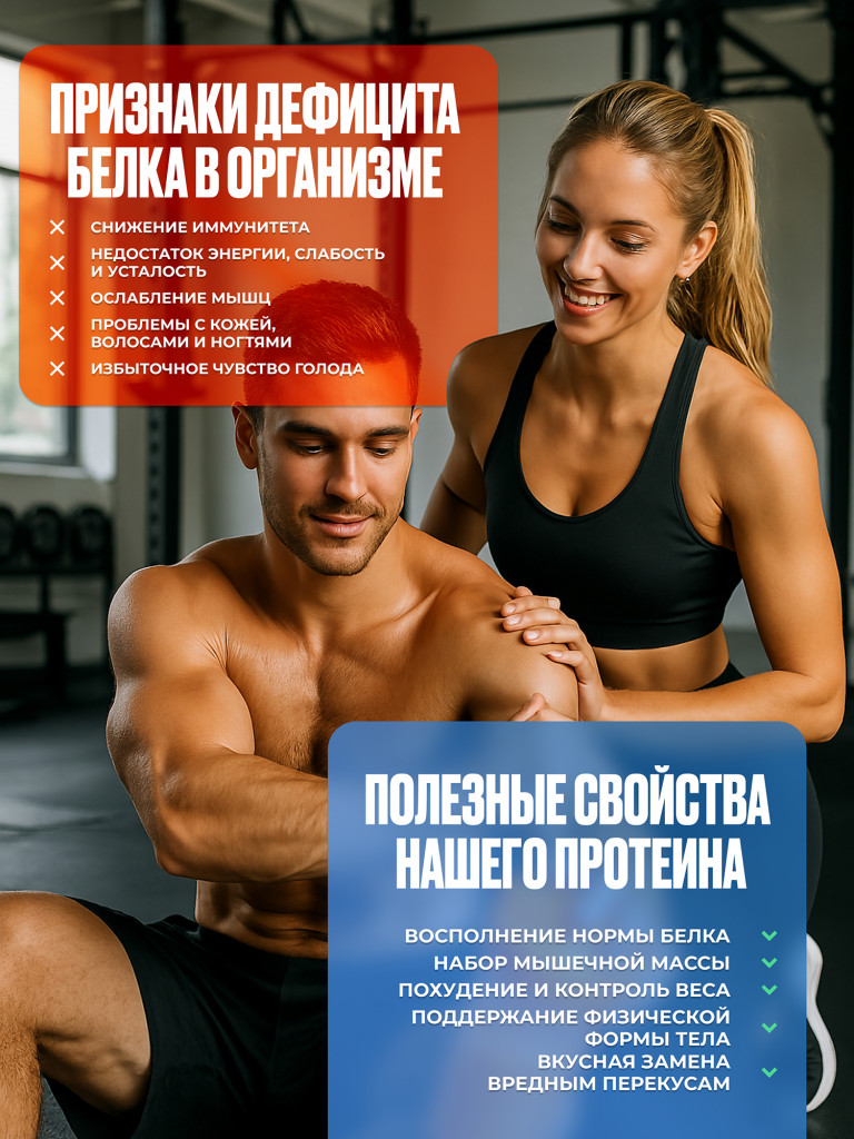 Протеин Мультикомпонентный для набора мышечной массы PUREPROTEIN 3кг, Мокаччино