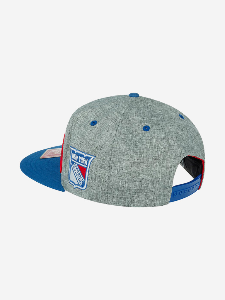 Бейсболка с прямым козырьком AMERICAN NEEDLE 42992A-NYR New York Rangers Stanton NHL (серый)