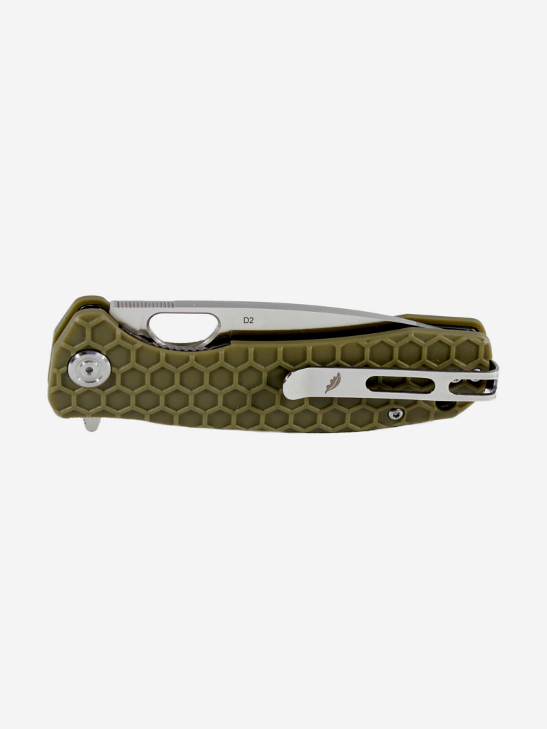 Honey Badger Flipper D2 L с зелёной рукоятью