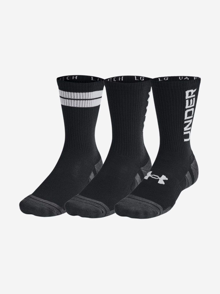 Носки высокие унисекс Under Armour UA Perf Tech Nov 3pk Crew