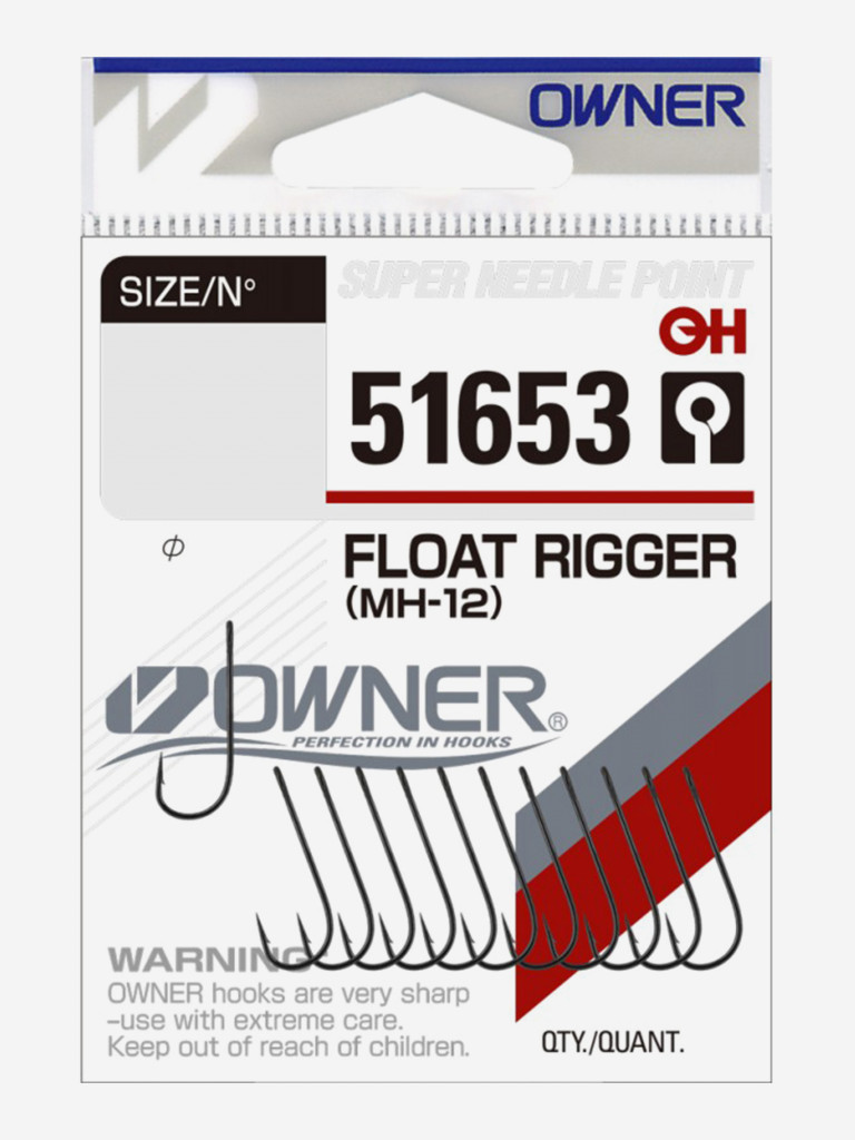 Крючок OWNER Float Rigger MH-12 BC №8 11шт