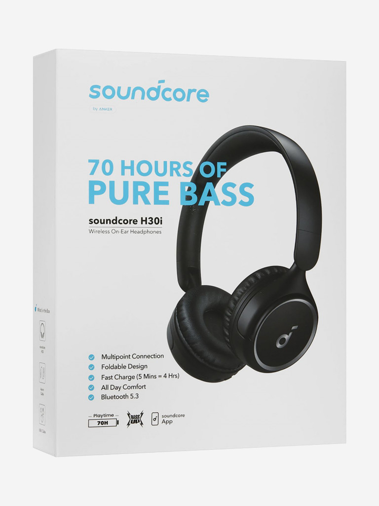 Наушники беспроводные SOUNDCORE H30i