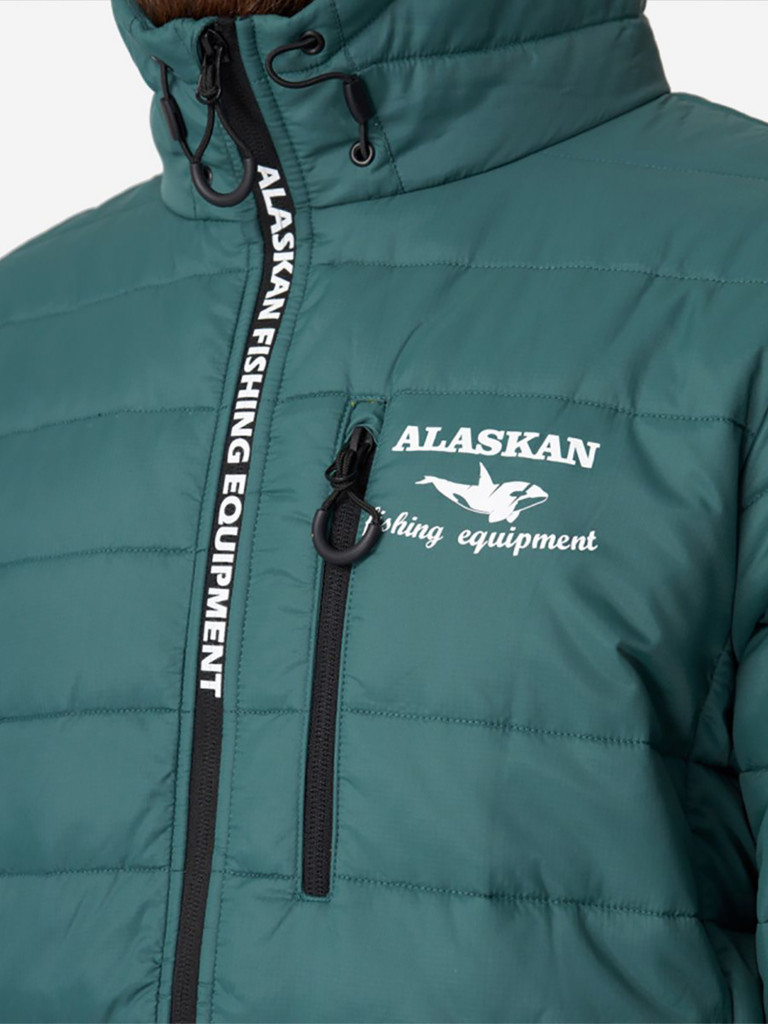 Куртка мужская Alaskan Juneau Green утепленная стеганая