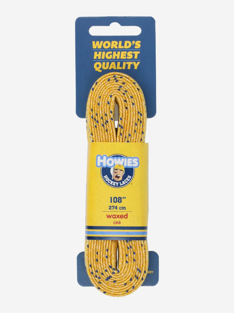 Шнурки хоккейные Howies с пропиткой (108"/274)