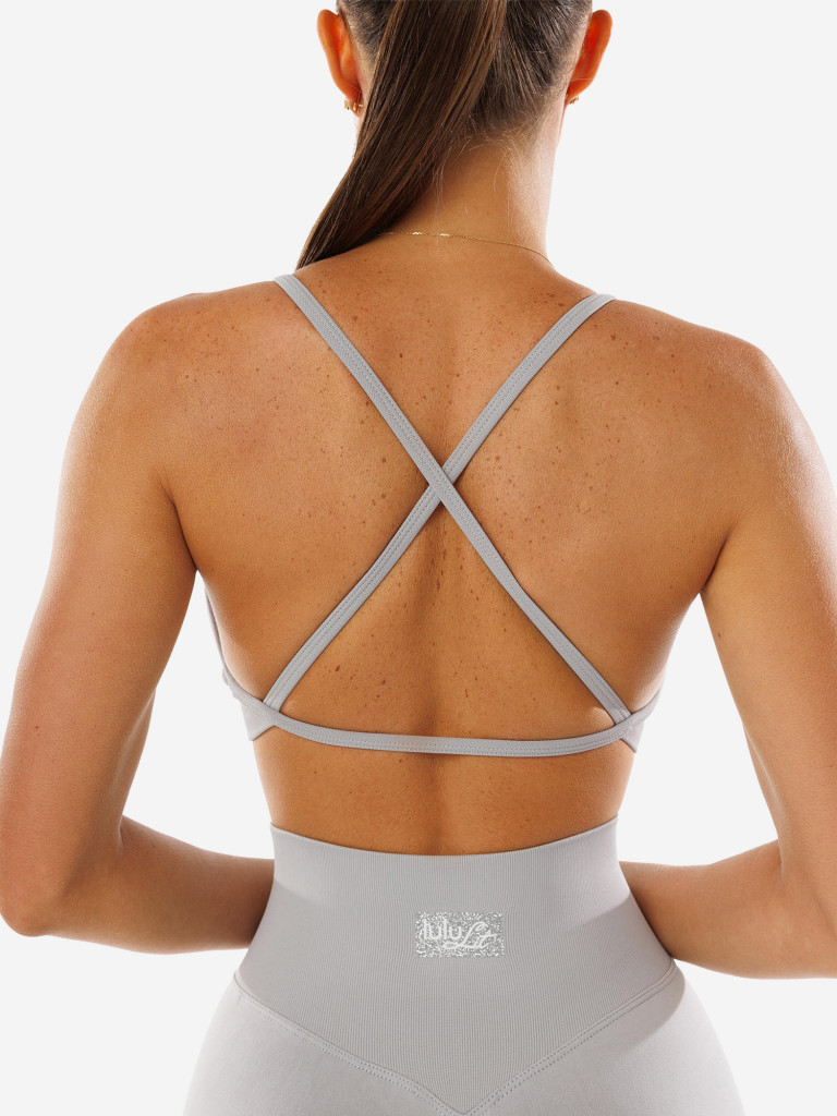 Топ женский Lululit с открытой спиной Chic Seam