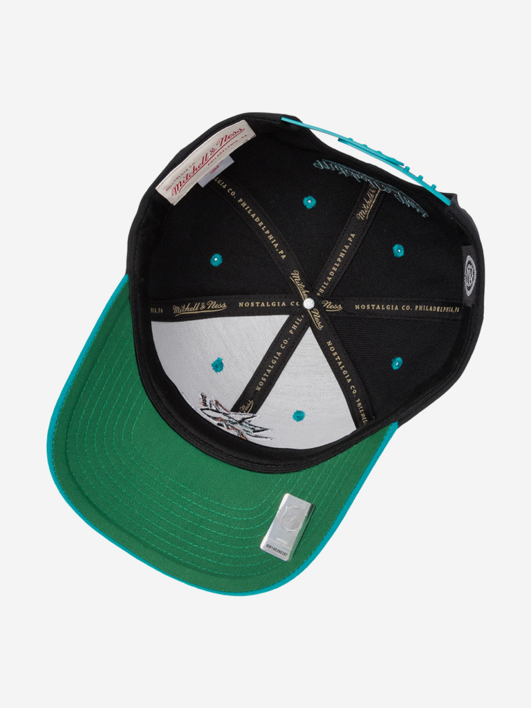 Бейсболка MITCHELL NESS HP8591-SJSBLCK San Jose Sharks NHL (черный)