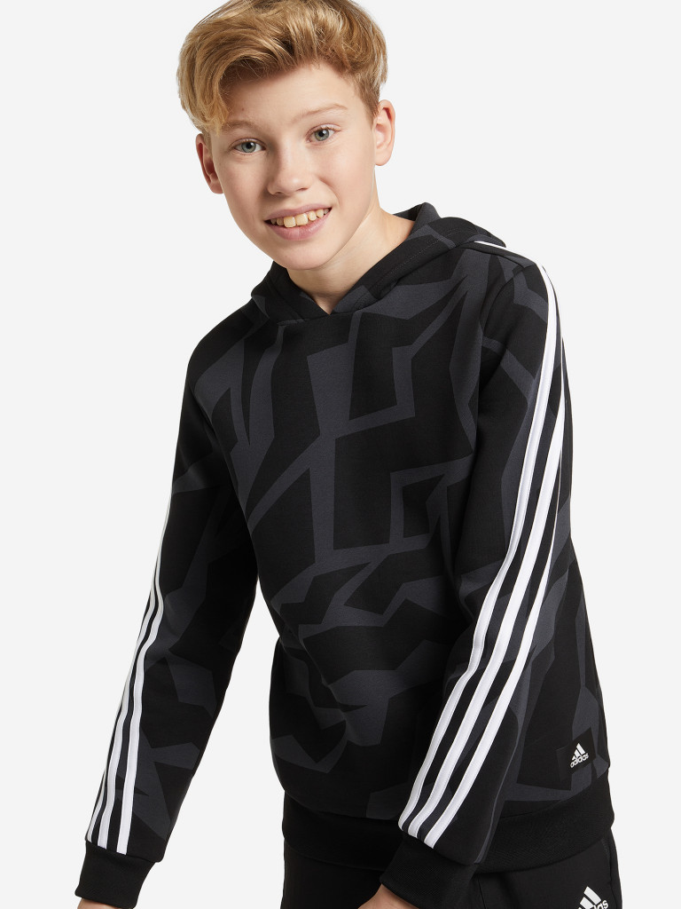 Худи для мальчиков adidas Future Icons 3-Stripes Graphic