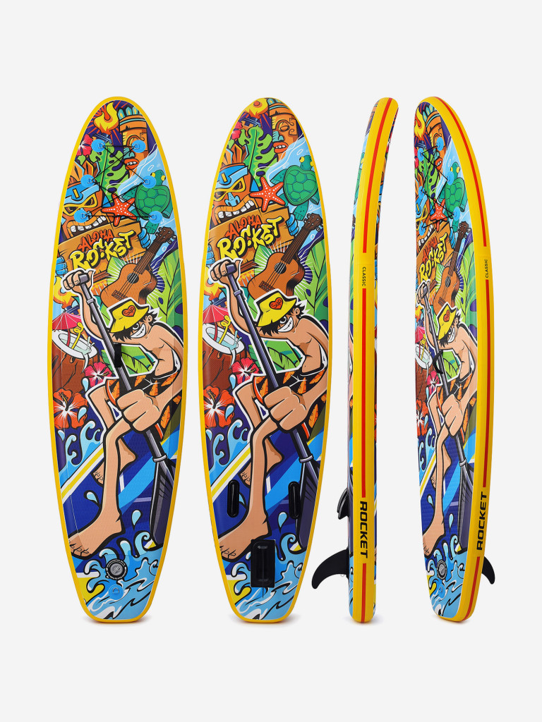 Надувная SUP-доска ROCKET (SUP-board 10,6ʺ 320*80*15 см) Сапборд