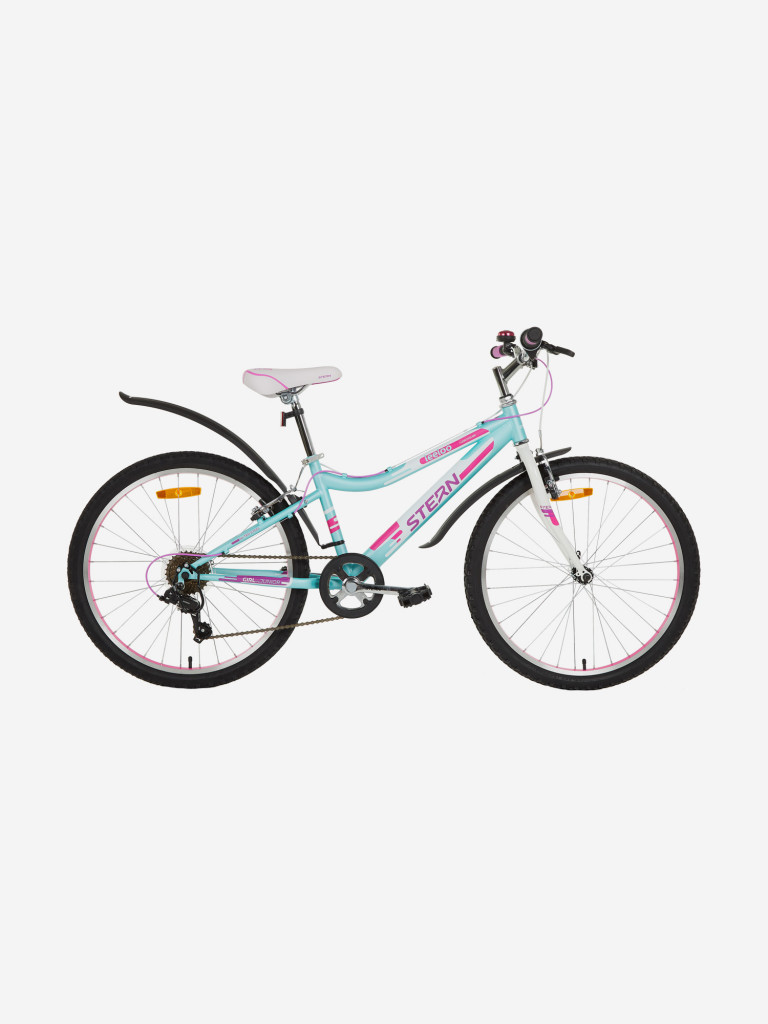Комплект: велосипед для девочек Stern Leeloo 24 1.0 24", 2022 с аксессуарами