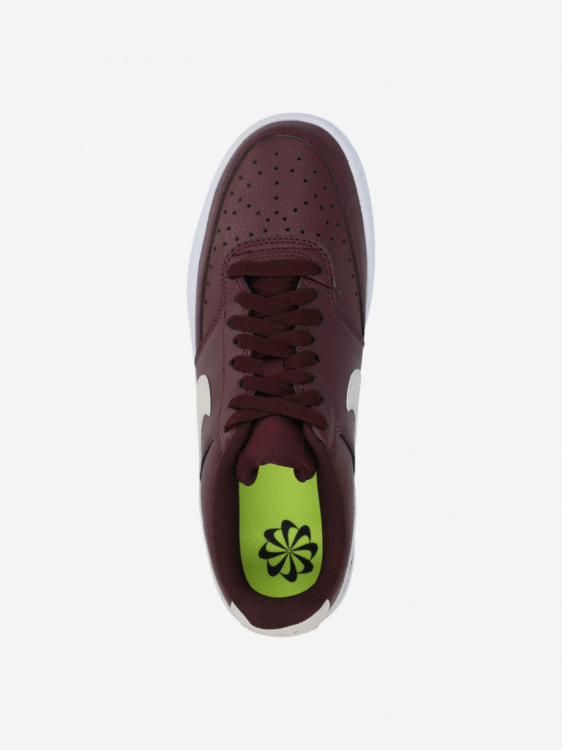 фото Кеды женские nike court vision low better, красный