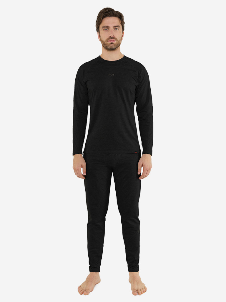Термобелье мужское комплект HUT AMBUSH для охоты, черный