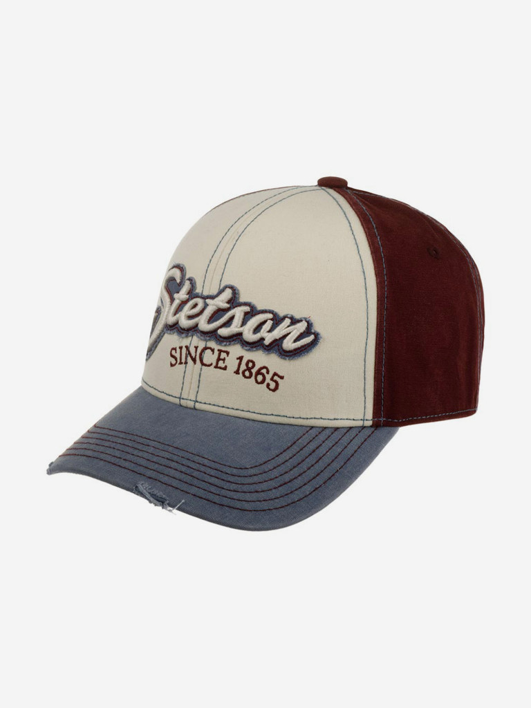 Бейсболка STETSON 7721143 BASEBALL CAP VINTAGE DISTRESSED (голубой)