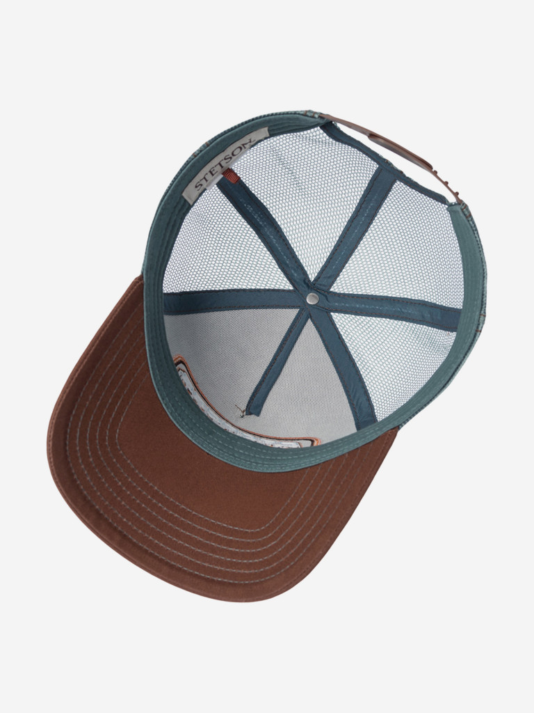 Бейсболка с сеточкой STETSON 7751196 TRUCKER CAP CHROME (голубой)