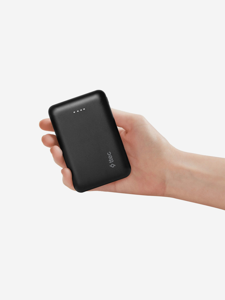 Внешний аккумулятор TTEC ReCharger Duo 10000 mAh Powerbank With USB-C Input/Output. Цвет: черный