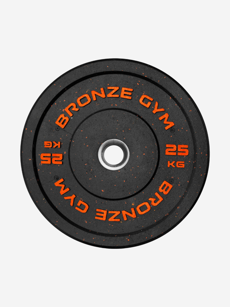Диск для штанги бамперный BRONZE GYM 25 кг