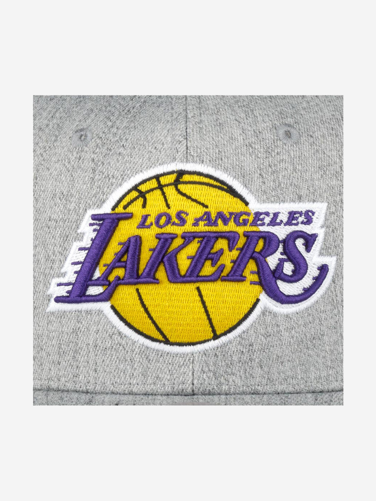 Бейсболка MITCHELL NESS HHSS3273-LALYYPPPGYHT Los Angeles Lakers NBA (серый)