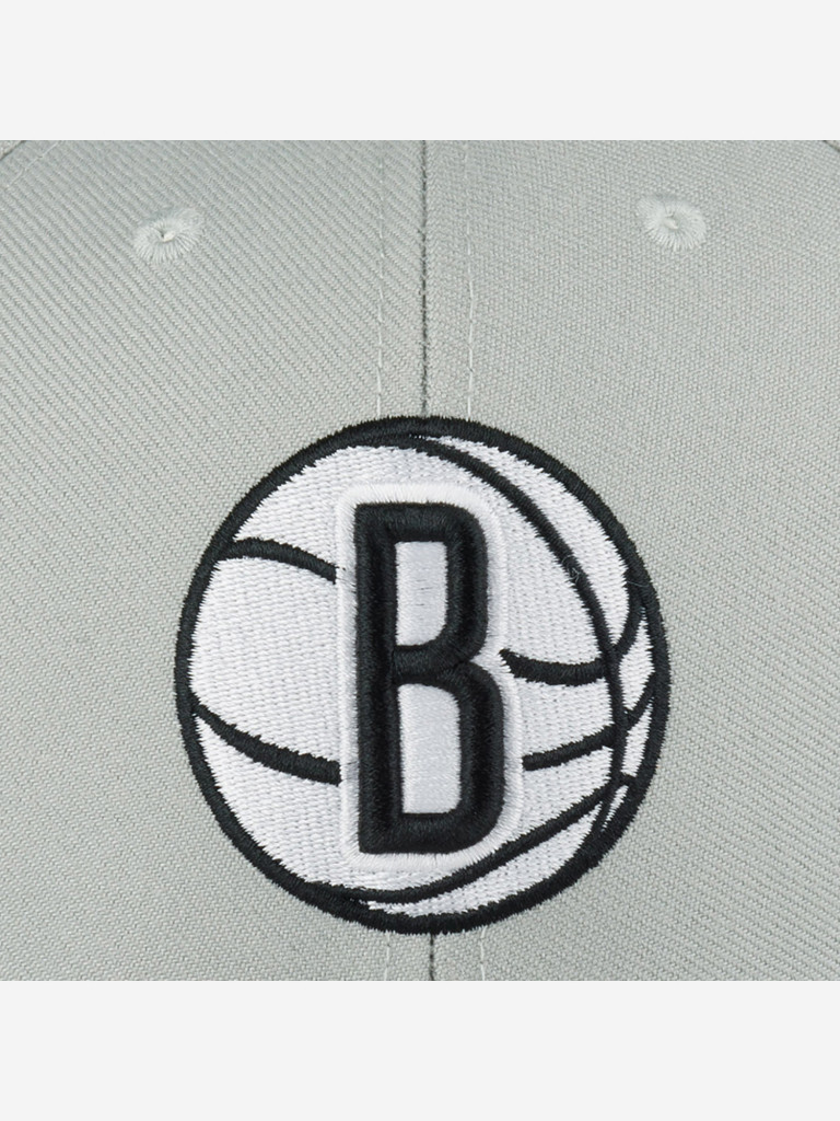 Бейсболка 47 BRAND K-MVP15WBV-GY Brooklyn Nets NBA (серый)